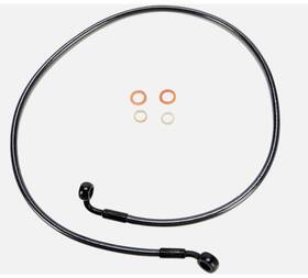 1741-3373 Magnum New Front Brake Line Ez Align 45 Inch Black Pearl Stainless Steel