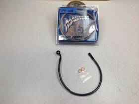 1741-3688 Magnum Black Pearl Designer Series Front Upper Brake Line 7/16in 90deg Banjo