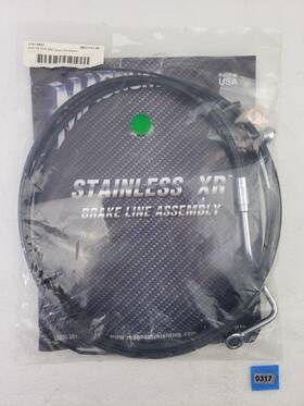 Magnum 1741-4831 Xr Stainless Front Upper Brake Line For 14-24 Harley Touring