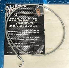 1741-4891 Magnum Harley Davidson 47 Inch Xr Ss Extreme Response Front Non-abs Brakeline 180 7/16