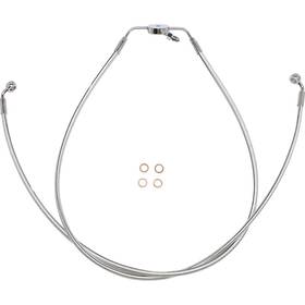 37024 Magnum Designer Series Dot Braided Non-abs Lower Brake Line