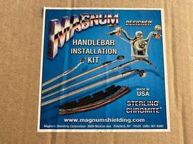 387182 Magnum Sterling Chromite Ii Dyna Handlebar Installation Kit 15 Inch -17 Apes