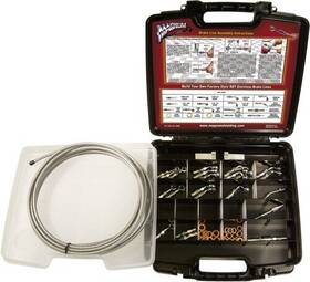 1742-0412 Magnum 399001 Build Your Own Dot Brake Line Kits Chrome