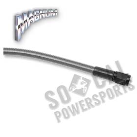 4562 Magnum Black Pearl Braided Universal Brake Line - 62 Inch L
