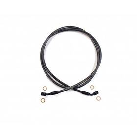 46846sw Magnum Black Pearl E-z Align Front Brake Line 46 Inch #46846sw Harley Davidson