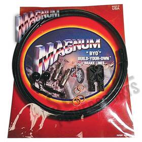 490435a Magnum Byo Build-your-own Dot Dual Disc Brake Line Kit With 7ft