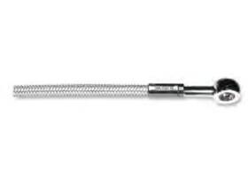 56238sw Magnum Polished Stainless E-z Align Single Disc Front Brake Line - 90deg