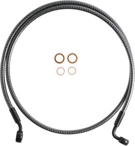76148sw Magnum Karbonfibr E-z Align Single Disc Front Brake Line 35deg. Top Angle - 48in
