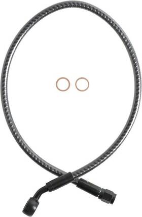 77121 Magnum Designer Series Non-abs Upper Front Brake Line Karbon Fiber #77121