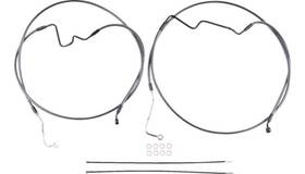 As470164rad Magnum Black Pearl Radial Abs Lower Brake Line Kit 4 Inch #as470164rad