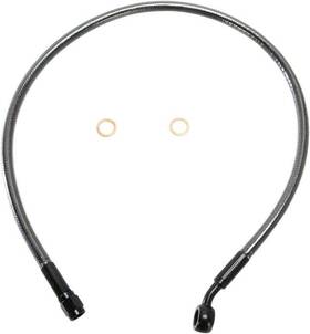 As47124 Magnum Black Pearl Designer Abs Upper Brake Line 24 Inch #as47124 Harley Davidson