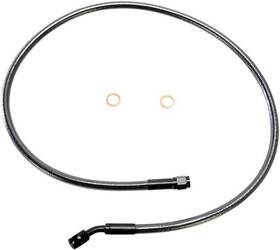 As47132 Magnum Black Pearl Designer Abs Upper Brake Line 32 Inch #as47132 Harley Davidson