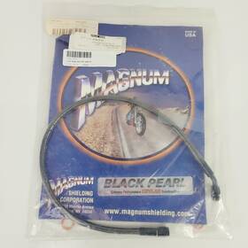 As47922 Magnum Black Pearl Upper Brake Line 22 Inch Abs 35 7/16 Harley