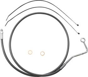 As77015 Magnum Designer Series Dot Abs Middle Front Brake Line Karbon Fiber #as77015