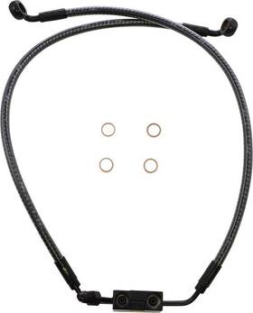 As77019 Magnum Designer Series Dot Abs Lower Front Brake Line Karbon Fiber #as77019
