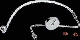 Chxw5gsjo8 Magnum Designer Braided Front Brake Line Kit Chrome Non Abs Sportster 883 Custom 99-03