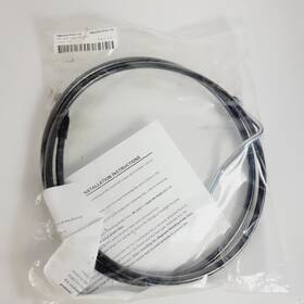 Hbkas47015-175 Magnum Upper Abs Front Brake Line For 14-24 Harley Davidson Touring Black Pearl