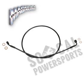 Sbb0601-49 Magnum Black Coated Xr Stainless Front Brakeline Kit With