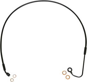 Sbb1407-34 Magnum Alternate Length Xr Abs Front Upper Brake Line 34 Inch Black #sbb1407-34