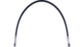 Sbc0500-48 Magnum Universal Xr Stainless Dot Brake Line - Black With Chrome Fitt