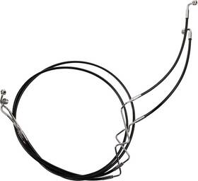 Sbc1136-00 Magnum Xr Lower Brake Line Black/chrome Harley Davidson Flhrxs Road King Special