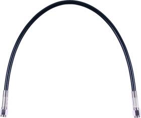 Sbc0500-17 Magnum Shielding For Universal Xr Brake Line - 17 Inch Black With Chrome Fittings