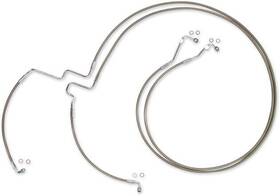 Ssc1116-00 Magnum Xr Abs Lower Front Brake Line Stainless Steel/chrome #ssc1116-00