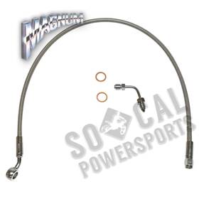 Ssc1507-26 Magnum Clear Coated Xr Stainless Upper Front Brakeline Kit-22 Inch