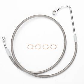 Mokfxbx156 Mokitdora Softail Upper Front Brake Line For Harley 2011-2017 Heritage 12 Inch Bar With Abs
