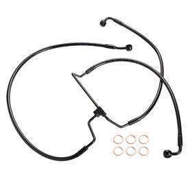 Mokfxbx299 Mokitdora 6 Inch Extended Front Brake Line For Harley Road King Electra Glide No Abs 2014-up