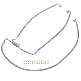 Mokfxbx303 Mokitdora Touring 14 Inch Extended Front Brake Line For 1996-2013 Harley Electra Glide No Abs