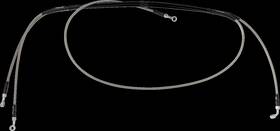 B05-1-018 Moose Offroad B05-1-018/p Brake Line Pair - Stainless Steel