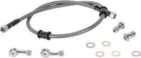 1ojo90htki Moose Racing Stainless Steel Pvc Coated Braided Rear Brake Line Kawasaki Klr650 08-18