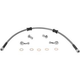 906540 Moose Racing Brake Line Rear Stainless Steel Fits Kawasaki Klr650 1987-2007