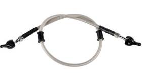 K02-2-035 Moose Racing K02-2-035/p Stainless Steel Braided Brake Line Rear #k02-2-035/p For Kawasaki
