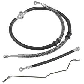 5lp-25872-01-00 Moto1988 New Front Brake Hose Line And Pipe Atv Kit For Yamaha Raptor 660 Yfm660r 2001-2005