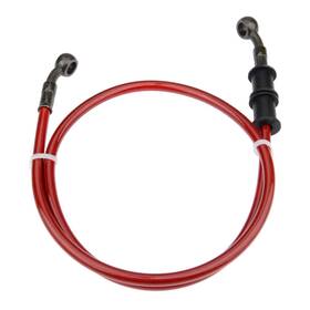 Sz080050142035rk-6 Mtsooning 90cm Motorcycle Oil Hose Hydraulic Brake Line Braided Red