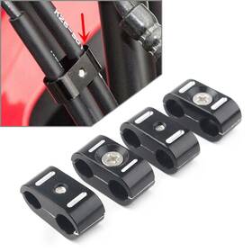 Oginodaisukeus 550716179281 Cnc Cut Brake Throttle Cable Wire Line Clips Holder Clamp Fit Harley 1984-up Us