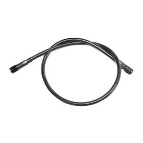 110037 Powerjames 19 Inch 50cm Smoky Black Front Brake Line For Harley Dyna Softail Street Bob Fat