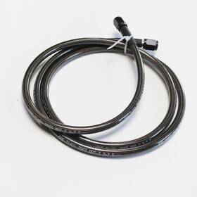 110042 Powerjames Stainless 59 1/10 Inch Brake Line For Harley Xl883/1200 Fxbb Custom Higher Handlebar