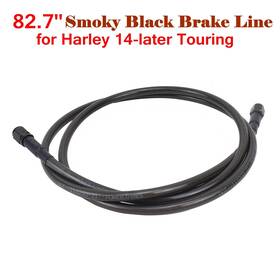 110045 Powerjames 82.7 Inch Stainless Braided Front Brake Line For Harley Street Glide Ultra Limited
