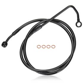 Prfxbx047 Precisionride Ape Hanger Bar 35.4 Inch Extended Brake Line For Harley Softail 2011-2017 With Abs