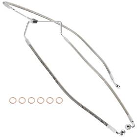 Cable-a3904 Prewired Front Brake Line 14 Handlebars Extension Cable No Abs For Harley 2014-2