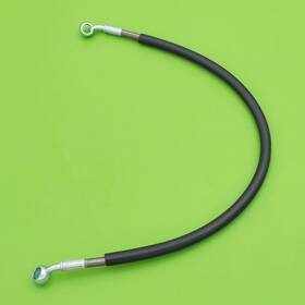 43095-0673 Qrm Stainless Rear Braided Brake Hose Line For Kawasaki Kx65 2000 2001 2002-2023