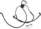 R08780bc Russell Russel Front Brake Line Kit Black Harley Davidson Road
