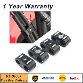 Raimukurijinusa 422123104098 Cnc For Harley 1984-later Brake Throttle Cable Wire Line Clips Holder Clamp Ka