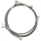 Rap250-r Streamline Rear Steel Braided Brake Line Standard Length Silver Yamaha
