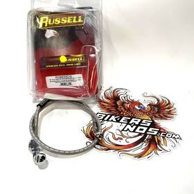 08835ds Russell Braided Stainless 29.5 Inch Rear Brake Line 1987-1999 Harley Xl