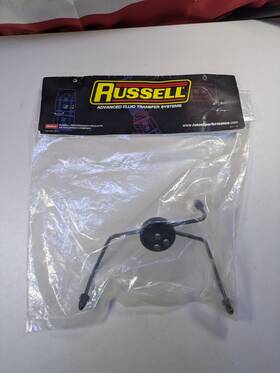 1742-0404 Russell For Harley Black Front Brake Tee Dual-disc Junction Block