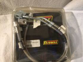 693220 Russell Braided Stainless Steel Brake Lines For Ford Trucks 1990-1999